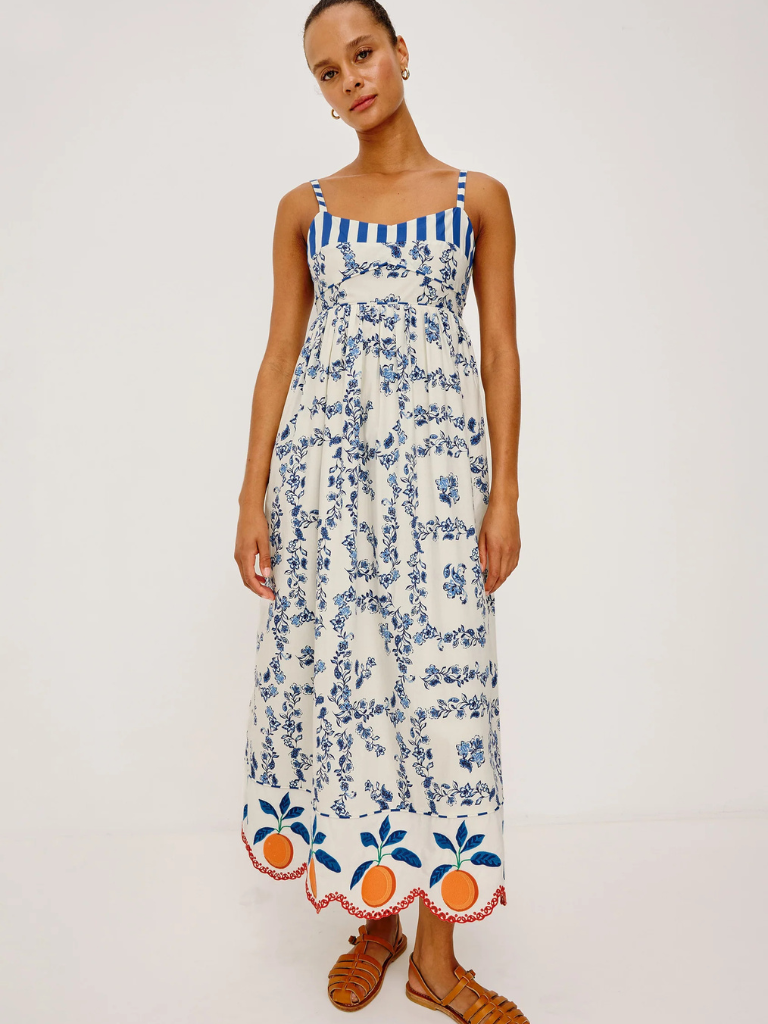 Lexie Dress in Ceramic Floral