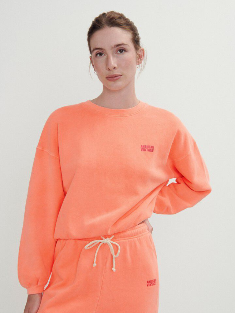 Izubird Sweatshirt in Fluorescent Orange