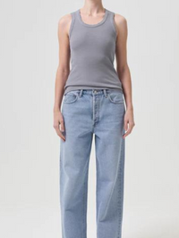 Poppy Scoop Neck Tank in Stormcloud