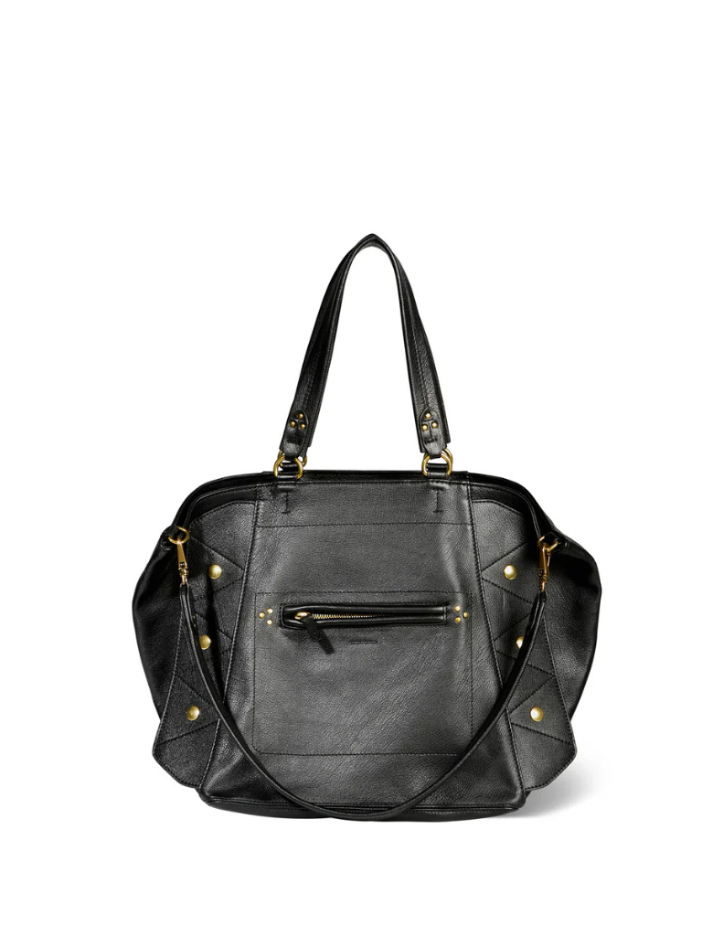 Roger Tote in Noir/Brass