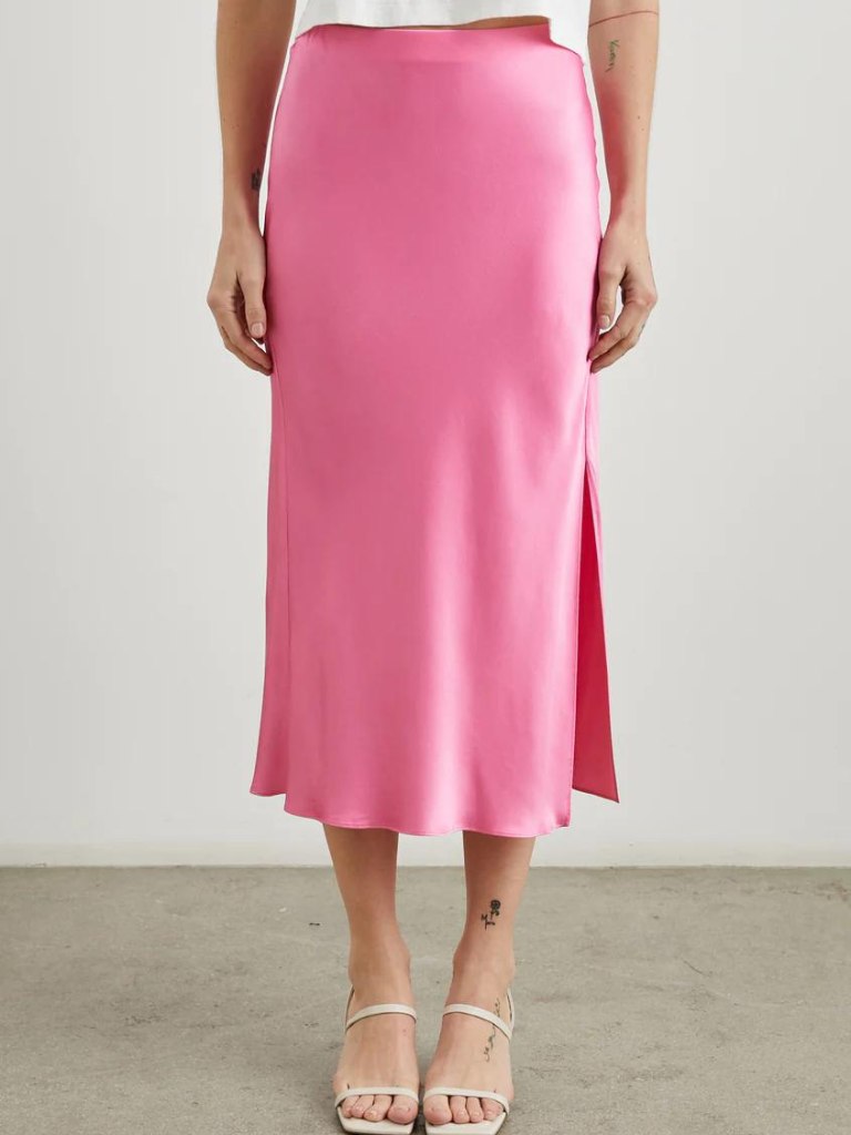 Maya Midi Skirt in Malibu Pink