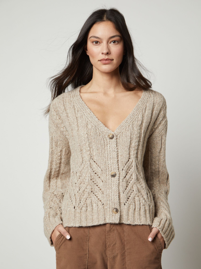 Hazel Cardigan in Oatmeal