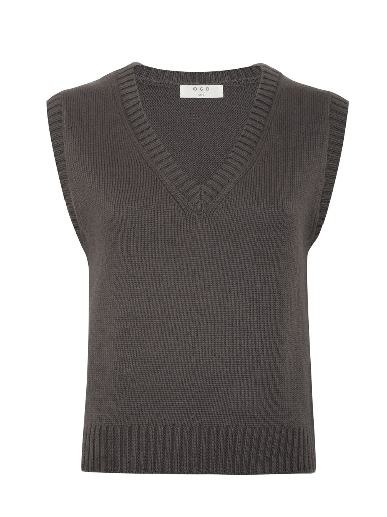 Thalen Vest in Dark Grey