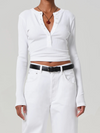 Varra Henley in White