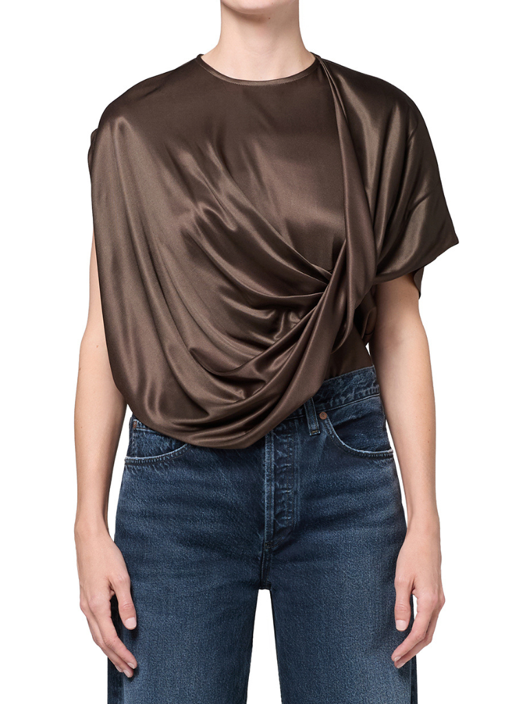 Milena Twist Top in Bronze