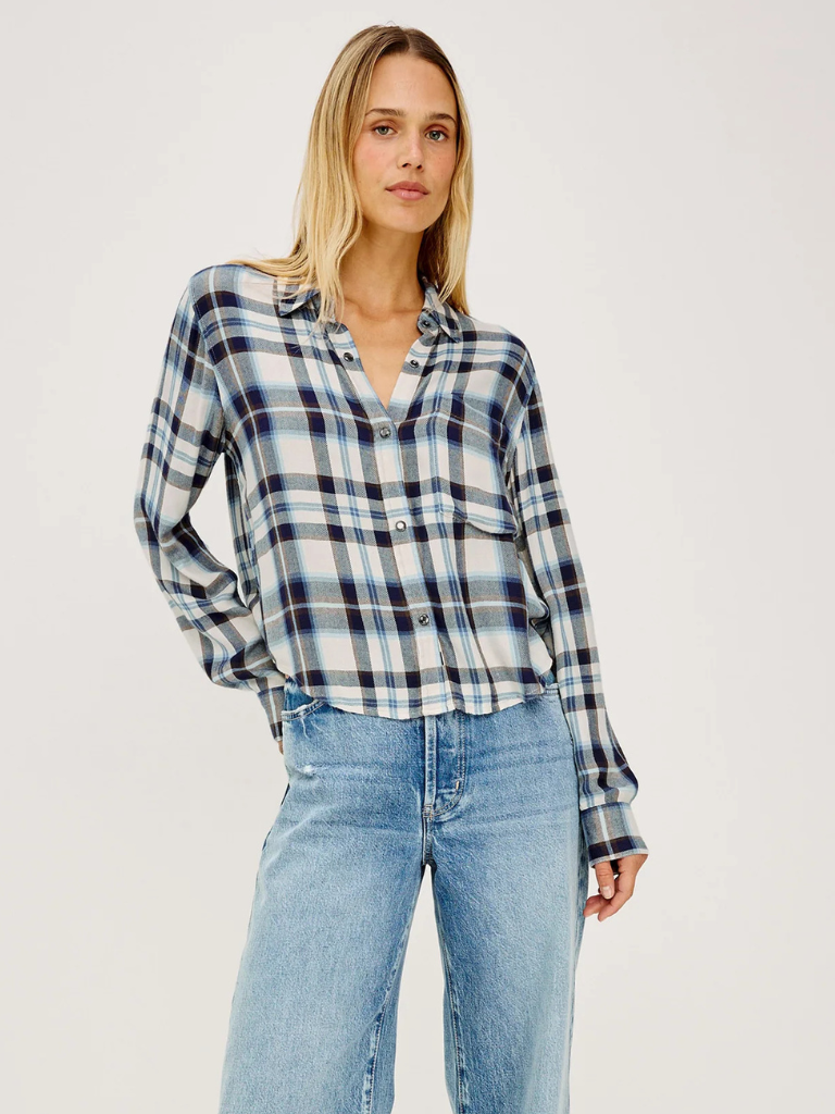 Malin Shirt in Ecru Midnight