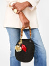 Lips Purse Fob in Poppy