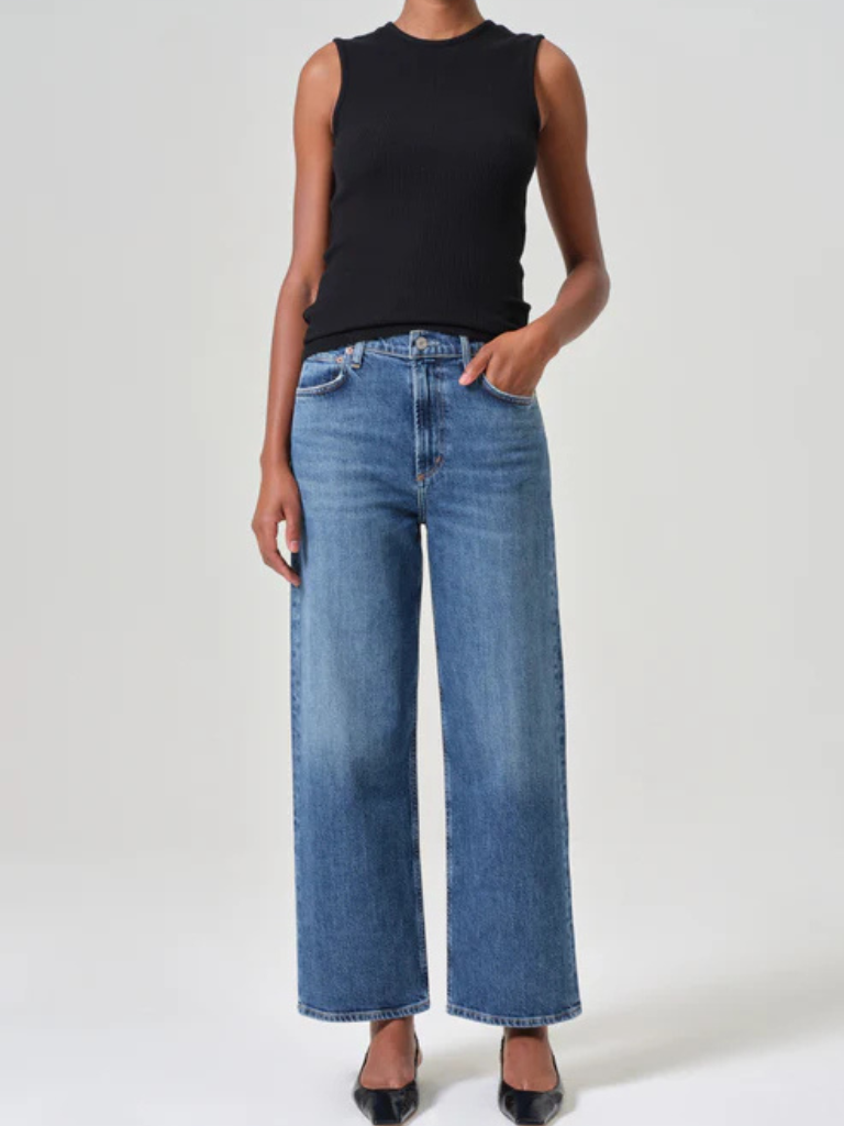 Ren High Rise Wide Leg Jean in Fix