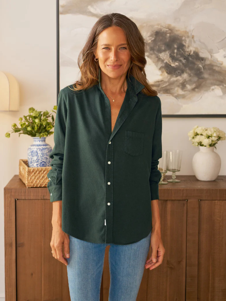 Eileen Button Up Shirt in Green (GRSH)