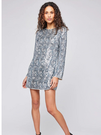 Zadie Sequin Mini Dress in Twilight