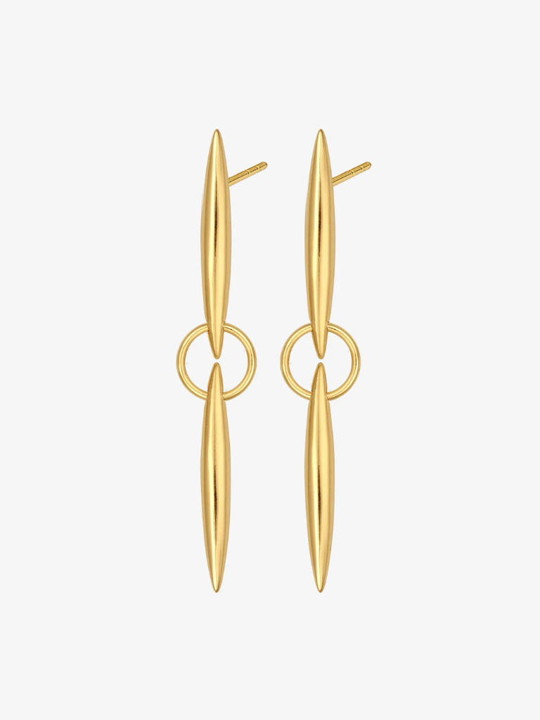 Quilla Earrings in Gold