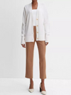 Wool and Cashmere Weekend Cardigan in Off White