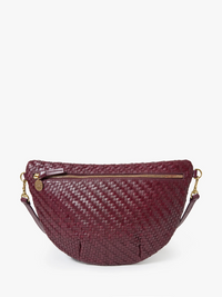 Grande Fanny Pack in Cassis Woven Zig-Zag