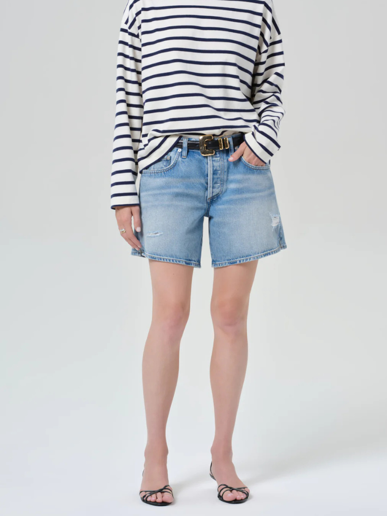 Billie Relaxed Short in Sparrow