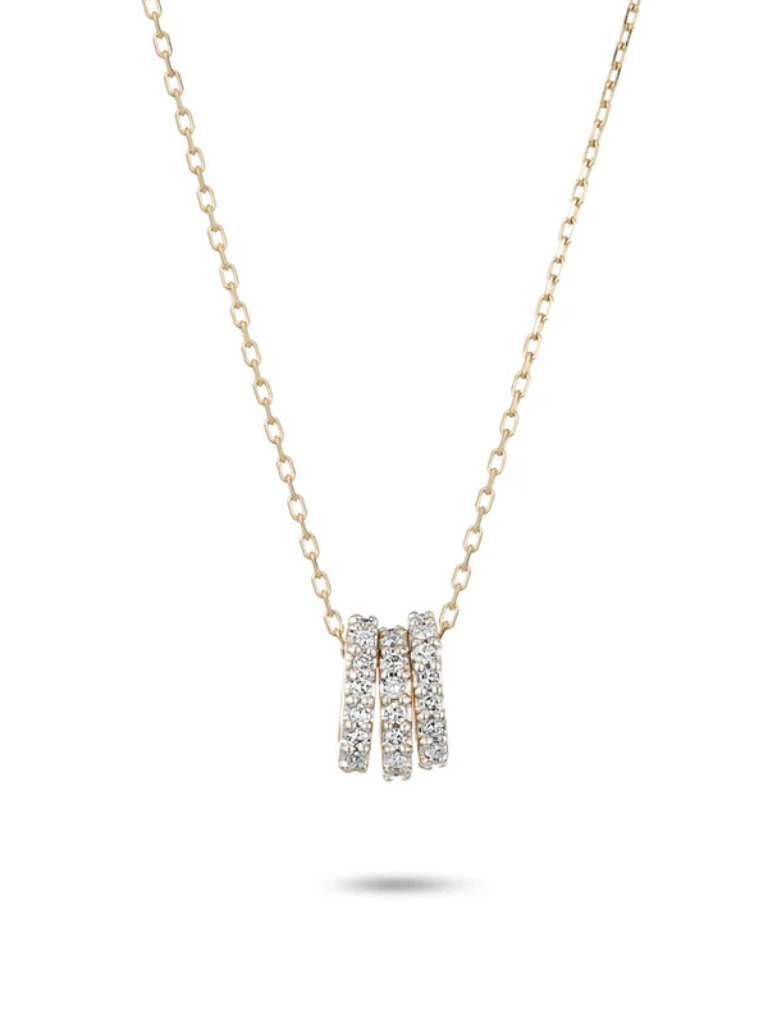 Bead Party in 14k Gold / 3's Company Pave Beads