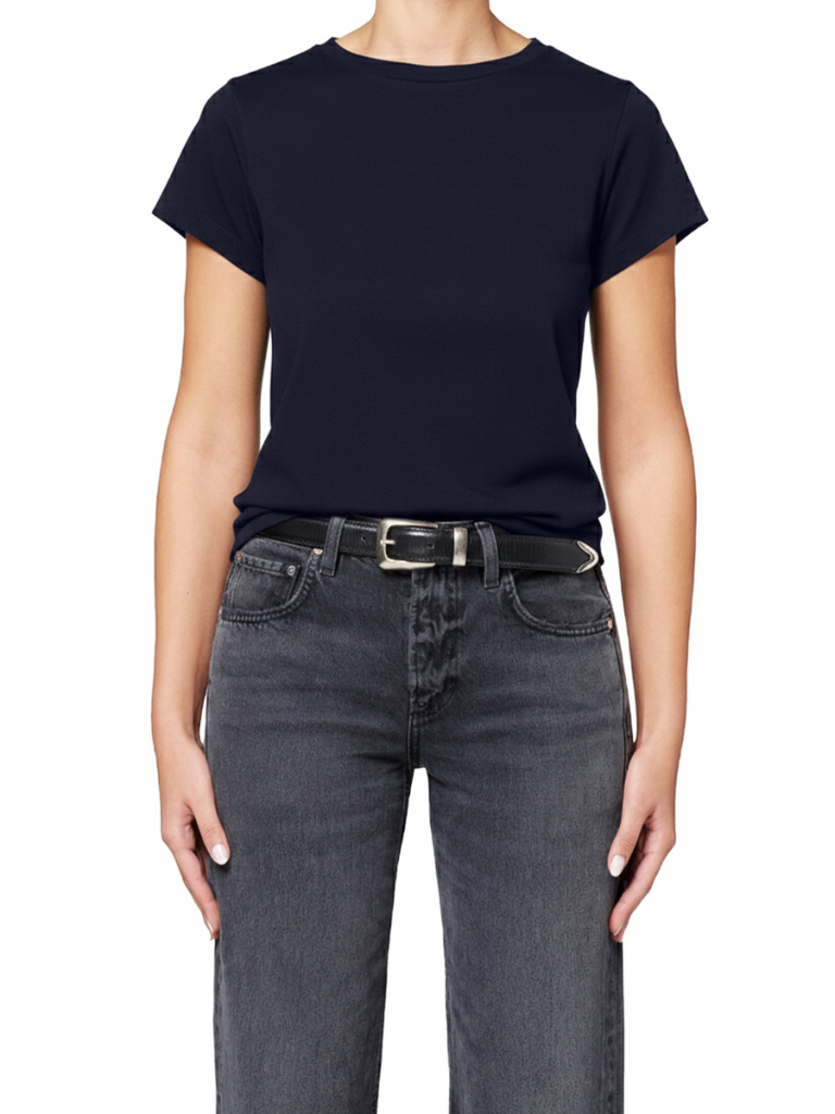 Kai Baby Tee in Navy