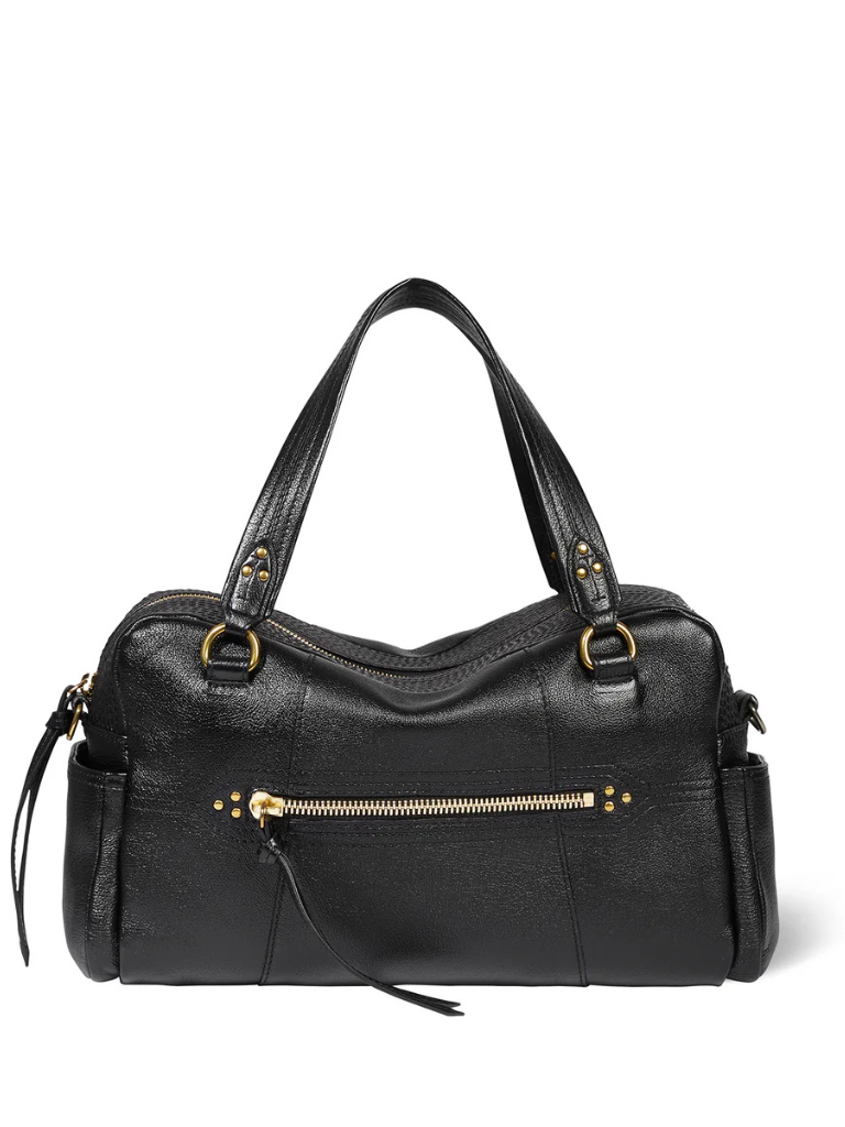 Lucky Bowling Bag in Noir/Brass