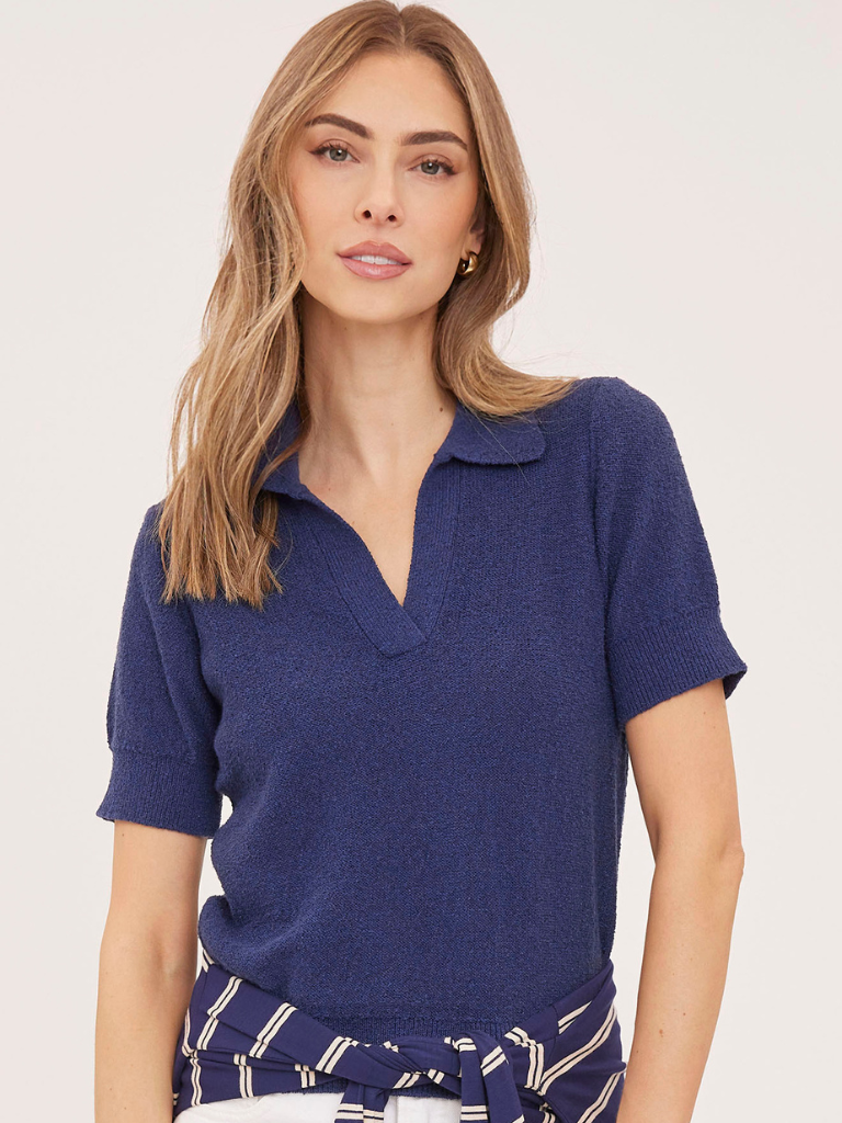 Tatum Top in Navy