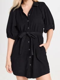 Kady Corduroy Dress in Black