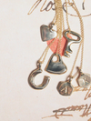Horseshoe Necklace in Brass