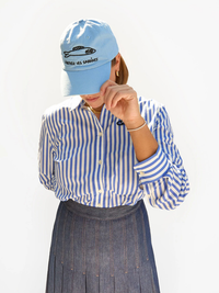 Liberez Les Sardines Hat in Sky Blue
