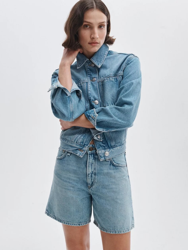 Kaia Denim Shorts in Vista