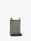 Poche in Black & Cream Woven Checker