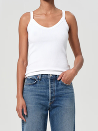 Jordan Tank in White