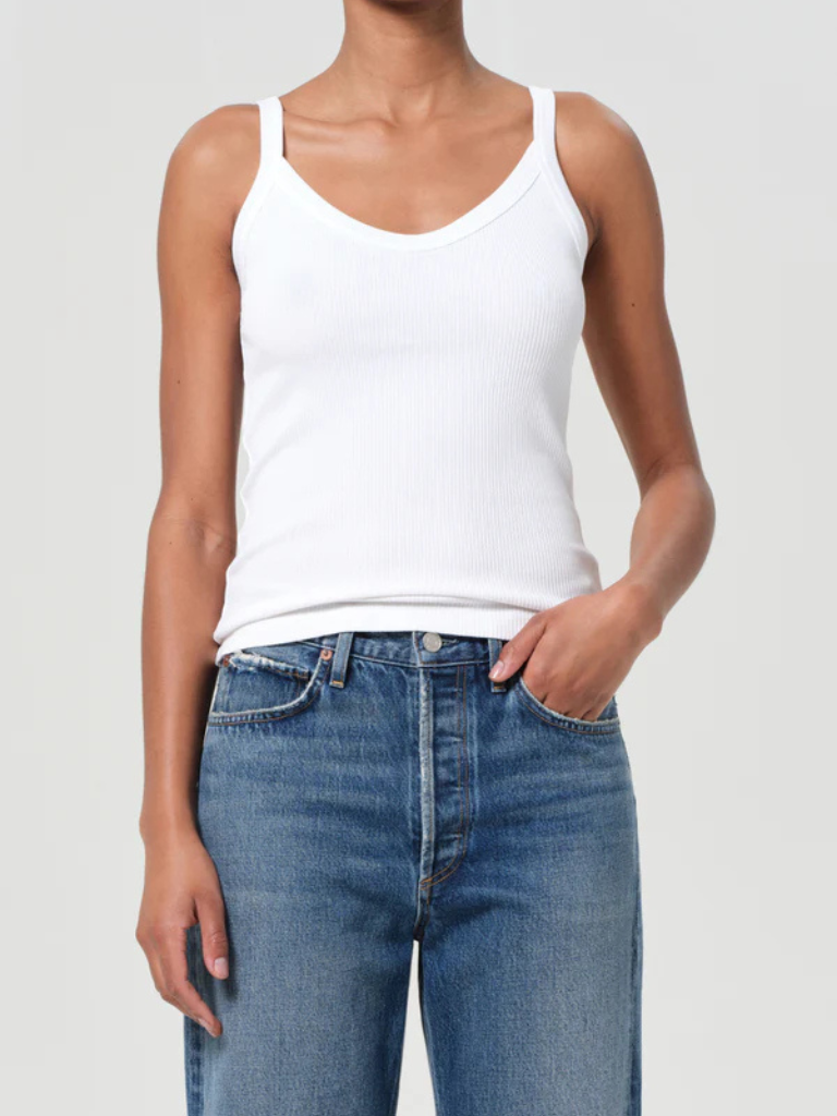 Jordan Tank in White