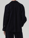 Kayla Corduroy Shirt in True Navy
