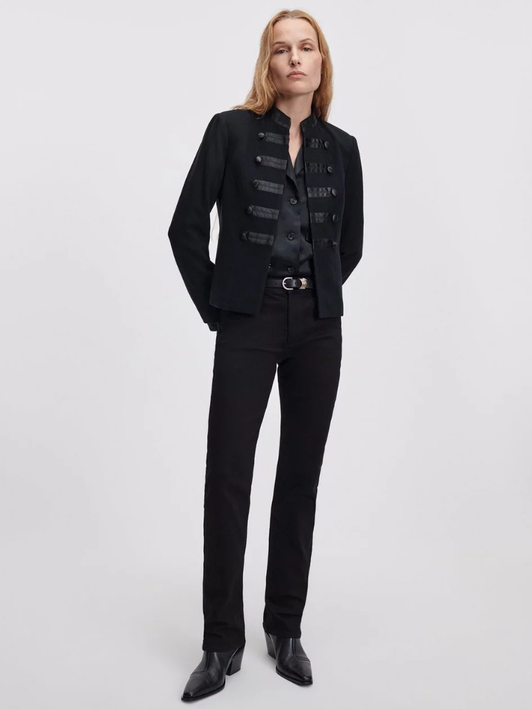 Sutton Cigarette Jean in Black