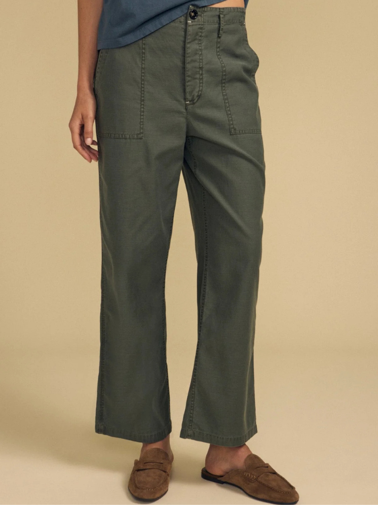 Jaclyn Utility Pant in Hunter Green