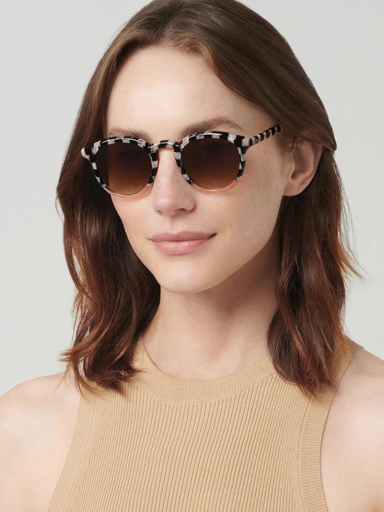 Collins Nylon Sunglasses in Harlequin To Petal