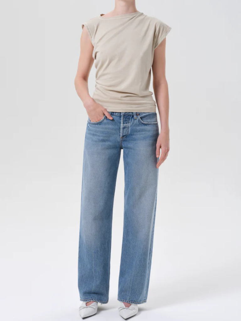 Low Rise Loose Jean in Vault