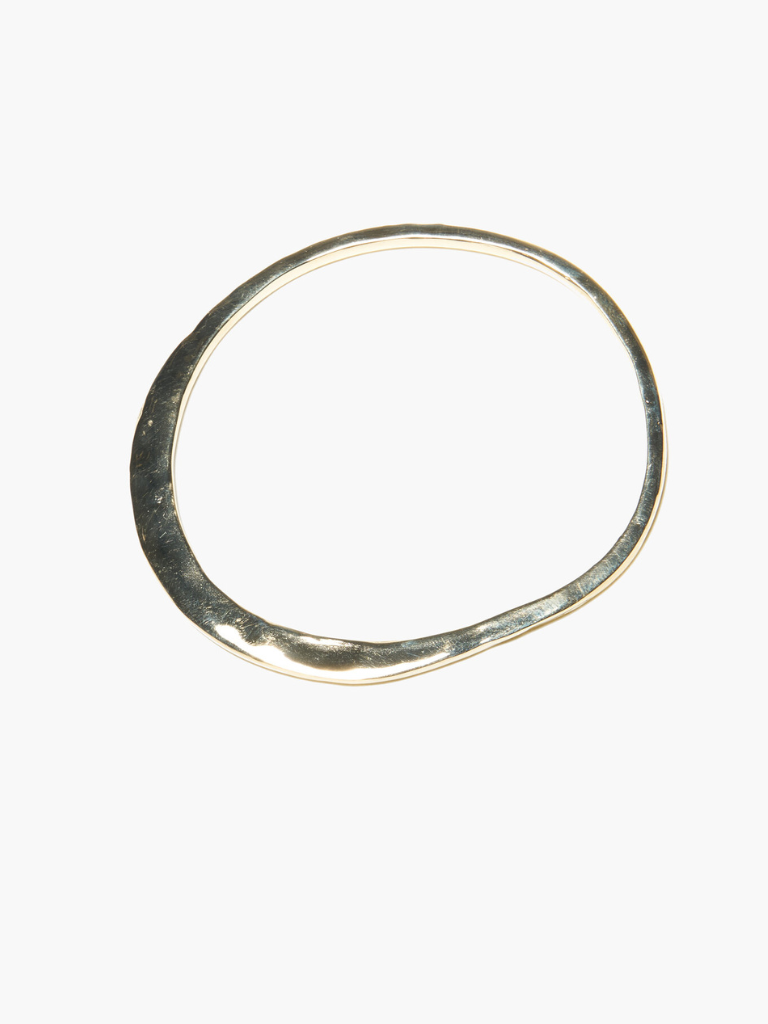 Tidal Bangle in Brass