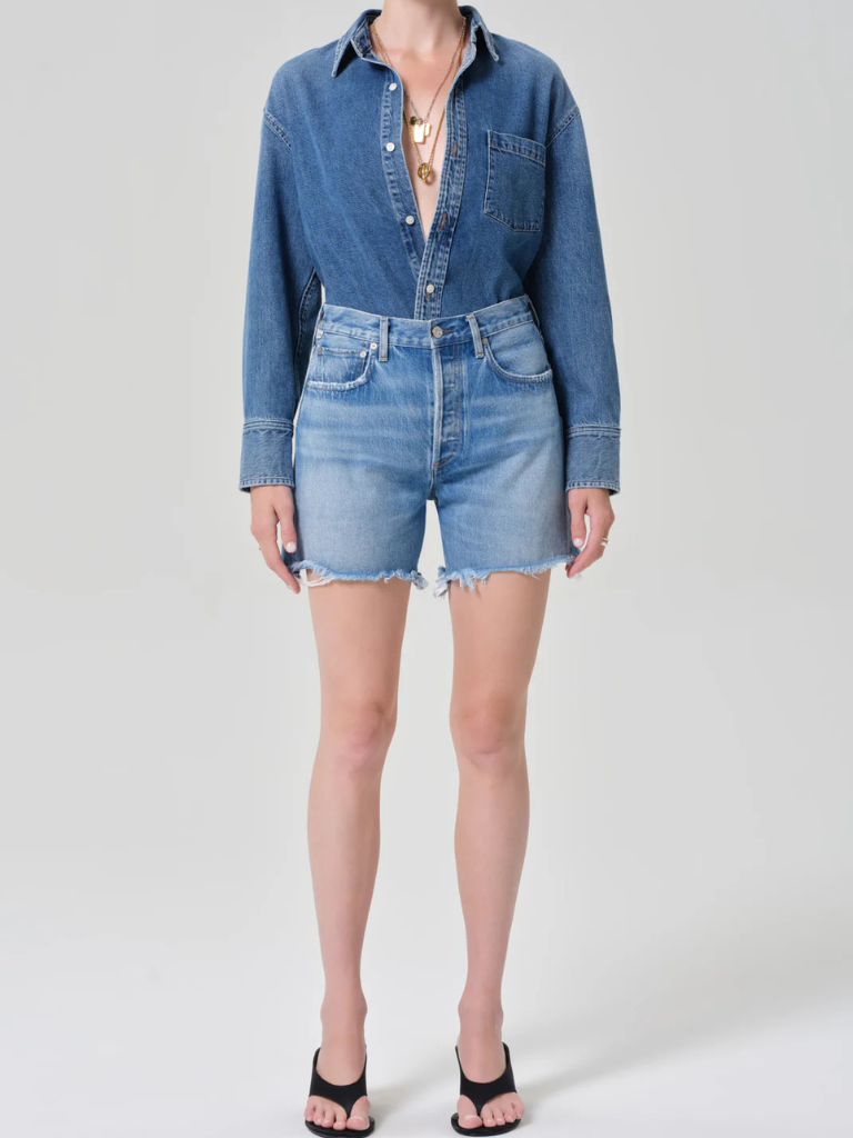 Marlow Long Vintage Short In Desi