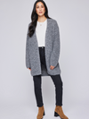 Enid Cardigan in Heather Charcoal