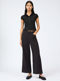 Allison Wide-Leg Pants in Black