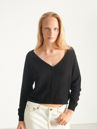 Dumy Cardigan in Noir