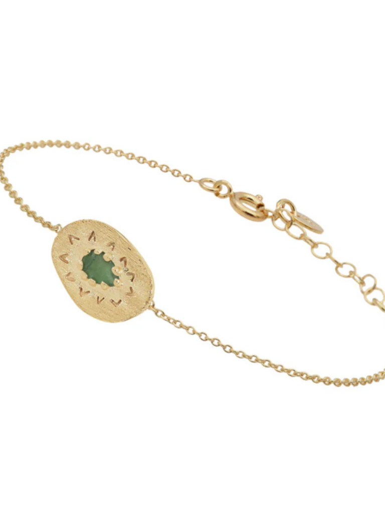 Felix Bracelet in Emerald/Gold