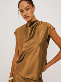 Loretta Sleeveless Top in Ginger