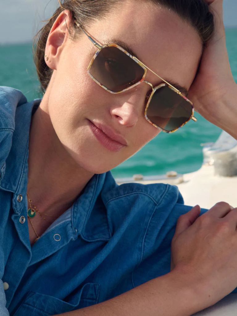 Emery Sunglasses in Glace 12K