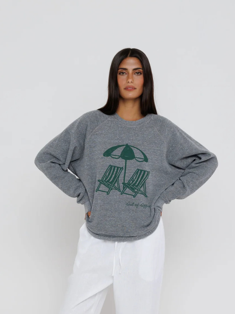 Out Of Office Sweatshirt in Grey