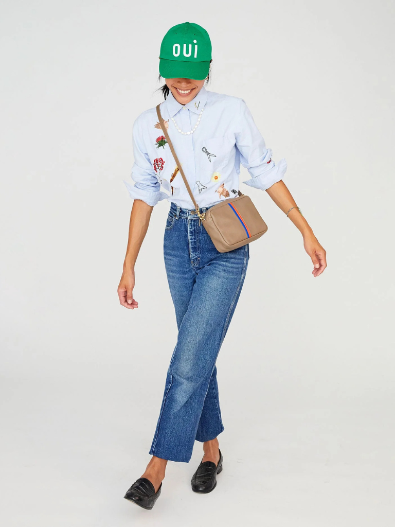 Oui Baseball Hat in Green