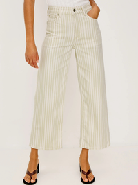 Getty Crop in Malibu Stripe