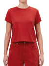 Adine Shrunken Tee in Tomato