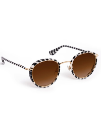 Tate Sunglasses in 18K + Domino