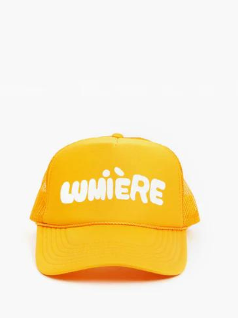 Trucker Hat in Marigold w/White Lumiere