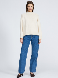 Hazel Roll-Neck Sweater in Ivory
