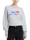 We Heart NYC Sweatshirt in Heather Grey